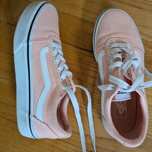 Vans Kids Sneakers - Pink and White